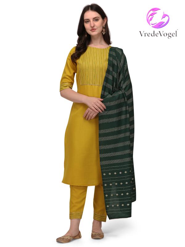 Vredevogel Aashi Designer Cotton Festive Wear Readymade Salwar 